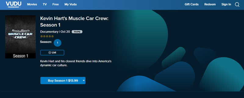 Watch Kevin Hart's Muscle Car Crew: Season 1 