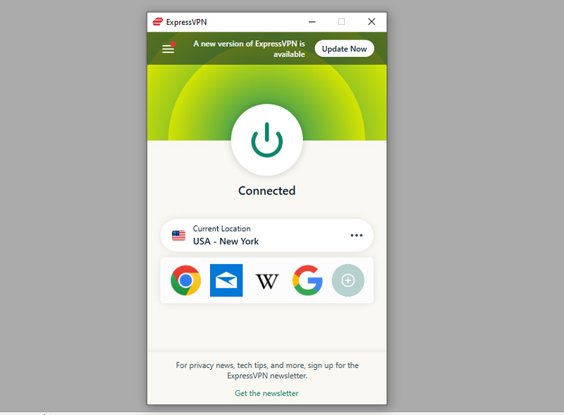 Connect ExpressVPN to US