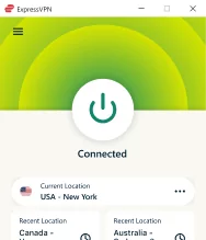 ExpressVPN App Interface